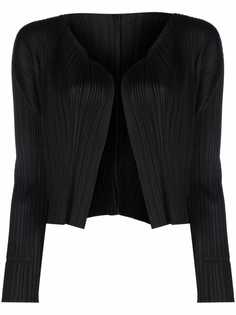 Pleats Please Issey Miyake плиссированный кардиган