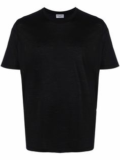 Saint Laurent футболка с вышитым логотипом