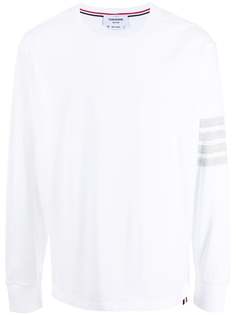 Thom Browne футболка с длинными рукавами и полосками 4-Bar