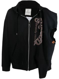 Maison Mihara Yasuhiro деконструированное худи на молнии