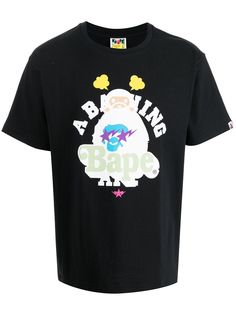 A BATHING APE® футболка с логотипом Bape