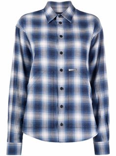 Dsquared2 рубашка в клетку тартан