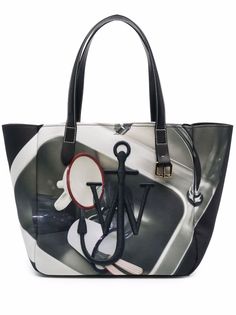 JW Anderson сумка-тоут Belt с графичным принтом