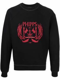 Phipps толстовка с вышитым логотипом