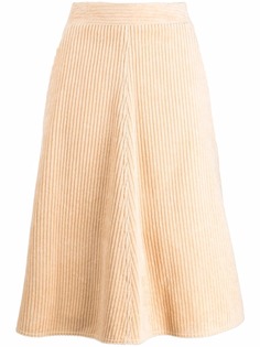 Moncler Genius вельветовая юбка А-силуэта