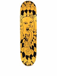Ripndip скейтборд Micro Nerm с графичным принтом