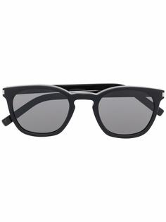 Saint Laurent Eyewear солнцезащитные очки Classic 28 в круглой оправе