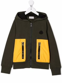 Moncler Enfant кардиган с капюшоном