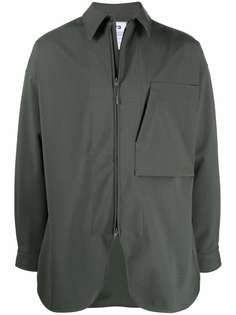 Y-3 куртка-рубашка с накладным карманом