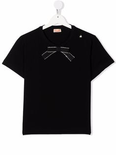Elisabetta Franchi La Mia Bambina футболка с короткими рукавами и круглым вырезом