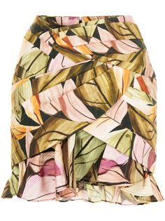 Acler юбка Meadow с завышенной талией и цветочным принтом