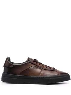 Santoni кеды с выцветшим эффектом