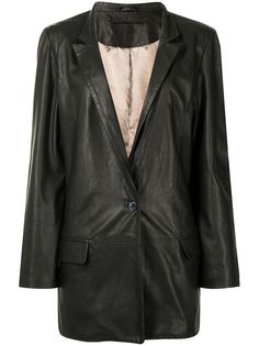 Munderingskompagniet кожаный блейзер Coco