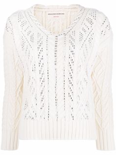 Ermanno Scervino джемпер рыхлой вязки с V-образным вырезом