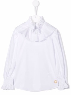 ELIE SAAB JUNIOR блузка с оборками