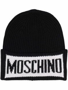 Moschino шапка бини с логотипом