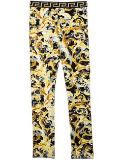 Versace Kids спортивные брюки с узором