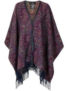 ETRO кейп с принтом пейсли