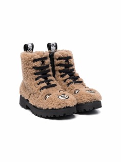 Moschino Kids ботинки Toy Bear на шнуровке