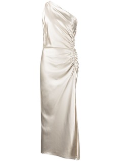 Michelle Mason шелковое платье асимметричного кроя
