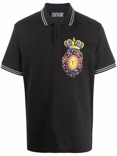 Versace Jeans Couture рубашка поло с логотипом