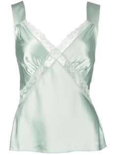 Reformation шелковый топ Vendome