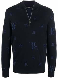 Billionaire джемпер на молнии с монограммой