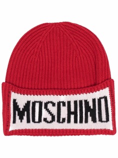 Moschino шапка бини с логотипом