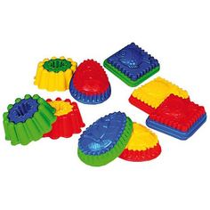Формочки для песочницы Spielstabil Двухцветные с рисунком