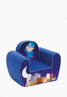 Игрушка Paremo Бескаркасное (мягкое) детское кресло "Экшен", Полицейский