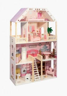 Дом для куклы Paremo "Поместье Монтевиль" с мебелью 16 предметов, для кукол 30 см