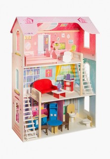Дом для куклы Paremo "Вдохновение", с мебелью 16 предметов, для кукол 30 см