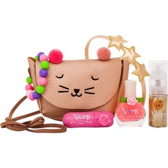 NOMI ПОДАРОЧНЫЙ НАБОР ДЕТСКОЙ КОСМЕТИКИ "СУМОЧКА ЗОЛОТАЯ КОШЕЧКА №2"
