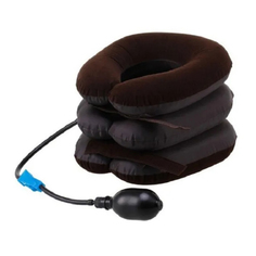 FITSTUDIO Тройная надувная подушка-воротник для шеи (коричневая)