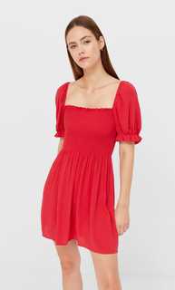 Stradivarius Короткое Платье Красный Xs