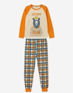 Пижама Explorer с принтом для мальчика Gloria Jeans