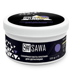SAWA, Паста для шугаринга Shungite, плотная, 500 г
