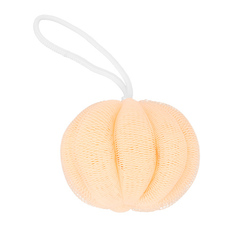 Мочалка-шар для тела DECO. синтетическая pumpkin