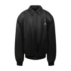 Кожаный бомбер Balenciaga