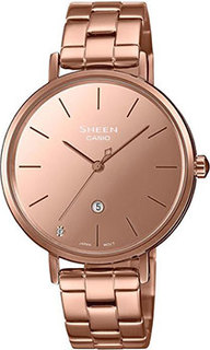 Японские наручные женские часы Casio SHE-4544PG-4AUDF. Коллекция Sheen