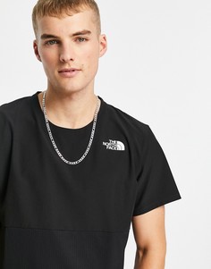 Черная футболка с принтом The North Face True Run-Черный цвет
