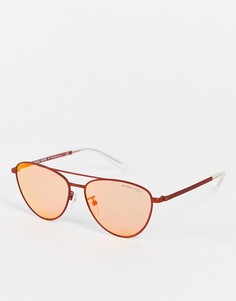 Солнцезащитные очки-авиаторы выжженного оранжевого цвета Michael Kors-Оранжевый цвет