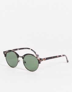 Солнцезащитные очки в черепаховой оправе в стиле ретро Topshop-Коричневый цвет