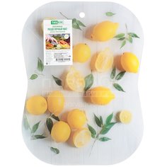 Доска разделочная пластик, 40х30 см, Лимоны