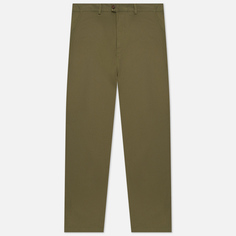 Мужские брюки Universal Works Bakers Twill, цвет оливковый