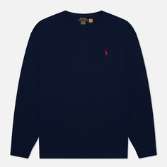 Мужской лонгслив Polo Ralph Lauren Classic Fit Embroidered Polo Pony, цвет синий