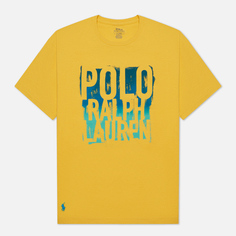 Мужская футболка Polo Ralph Lauren Classic Fit Graphic Logo, цвет жёлтый