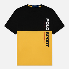 Мужская футболка Polo Ralph Lauren Polo Sport Classic Fit, цвет жёлтый