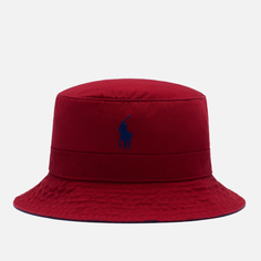 Панама Polo Ralph Lauren Twill Loft Embroidered Polo Pony, цвет красный