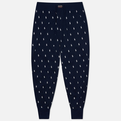 Мужские брюки Polo Ralph Lauren All Over Polo Pony Jogger, цвет синий